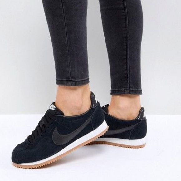 all black suede cortez